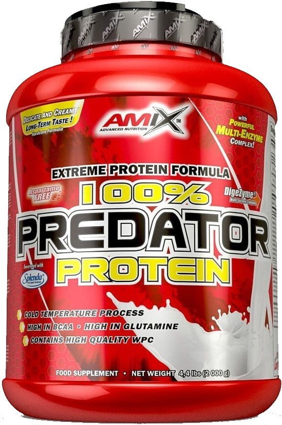 Whey protein powder Amix 100% Predator 2kg vanilla - Top4Running.com
