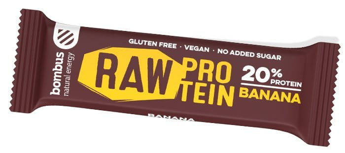 bars and biscuits BOMBUS Raw protein - Banana 50g