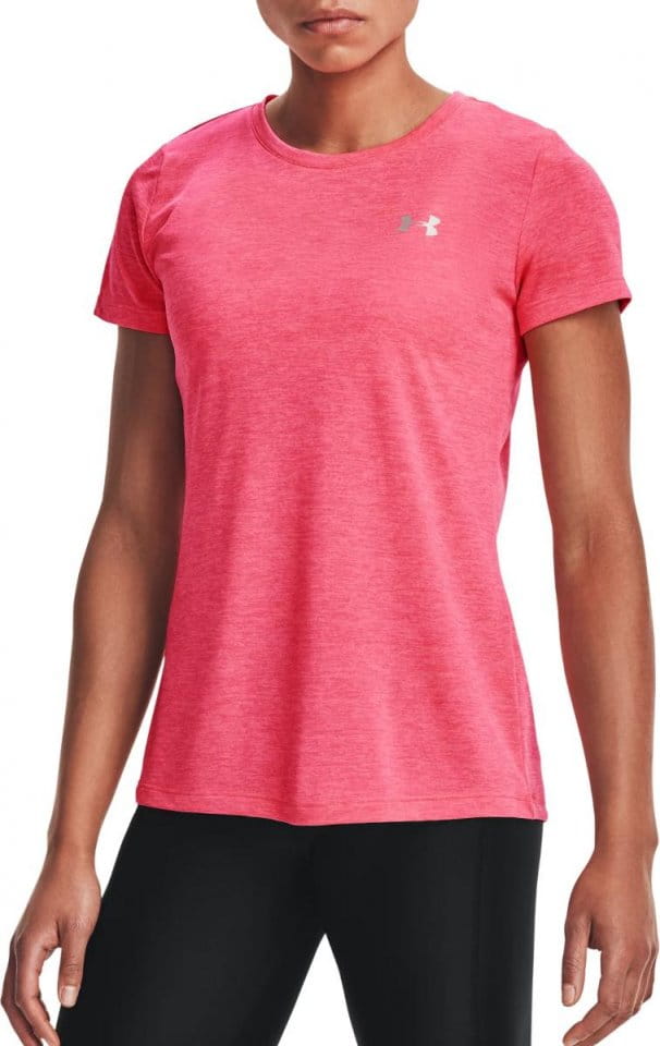 Under Armour Womens Tech Ssc Twist Gym T-shirt Light and Breathable Running Apparel 