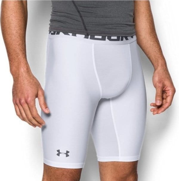 Shorts Under HG ARMOUR 2.0 LONG SHORT-WHT - Top4Running.com