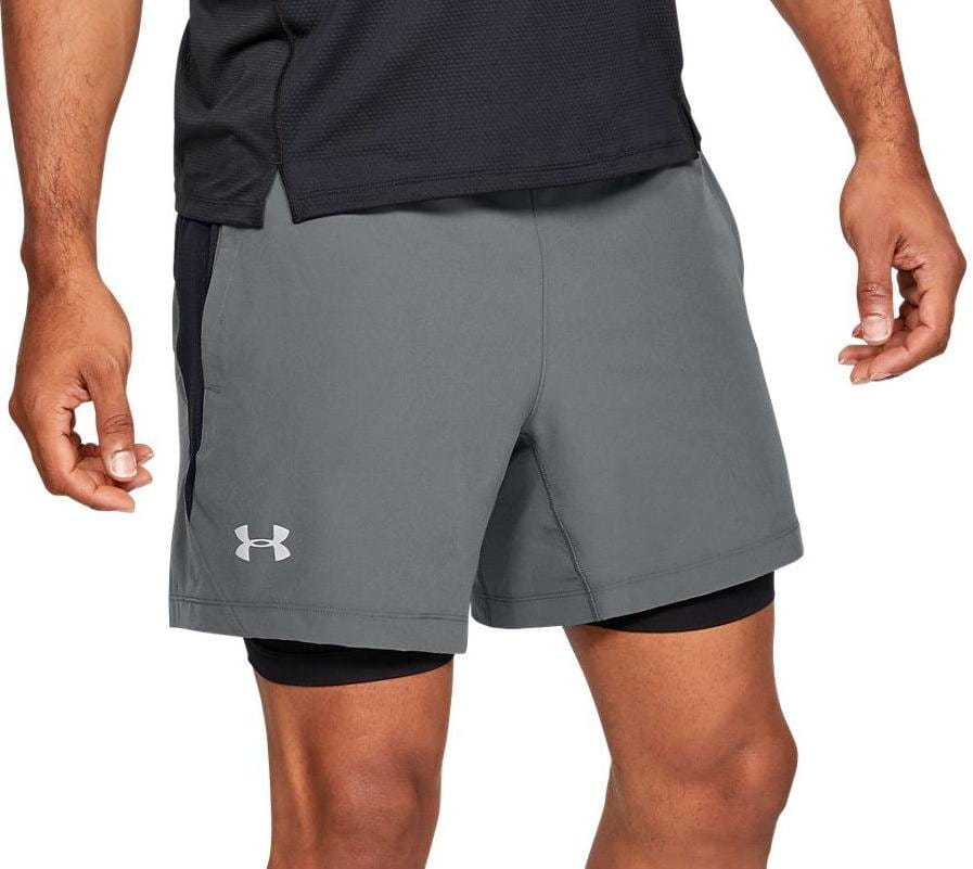 Shorts Under Armour UA QUALIFIER SPEEDPOCKET 2-N-1 SHORT - Top4Running.com