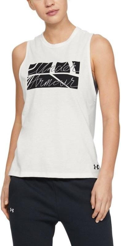 top Under Armour GRAPHIC BOX SCRIPT MUSCLE TANK