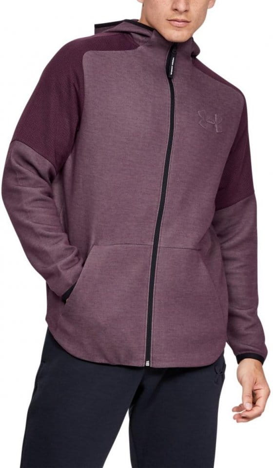 Hooded sweatshirt Under Armour UNSTOPPABLE MOVE LIGHT FZ - Top4Running.com