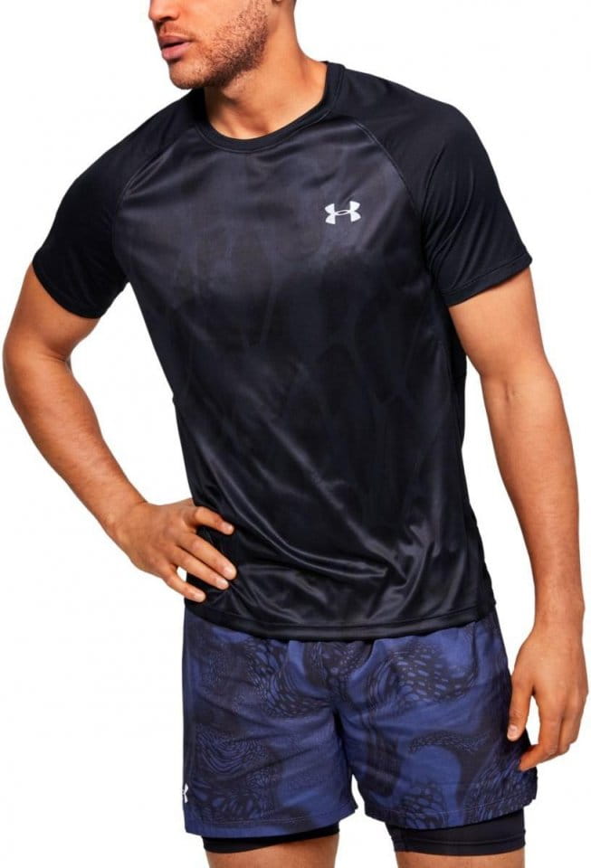 T-shirt Under Armour M UA Qualifier ISO-CHILL Printed Short S