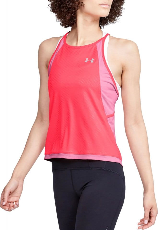 top Under Armour W UA Qualifier ISO-CHILL Embossed Tank