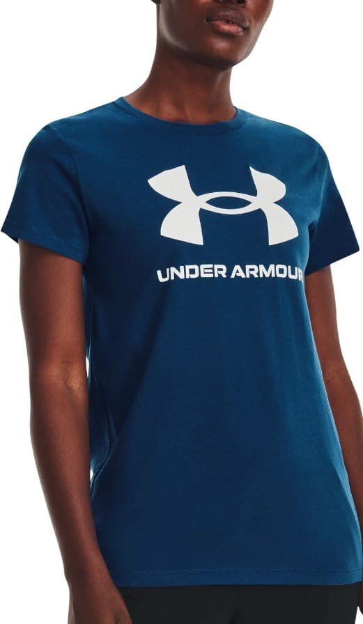 T-shirt Under Armour UA W SPORTSTYLE LOGO SS-BLU