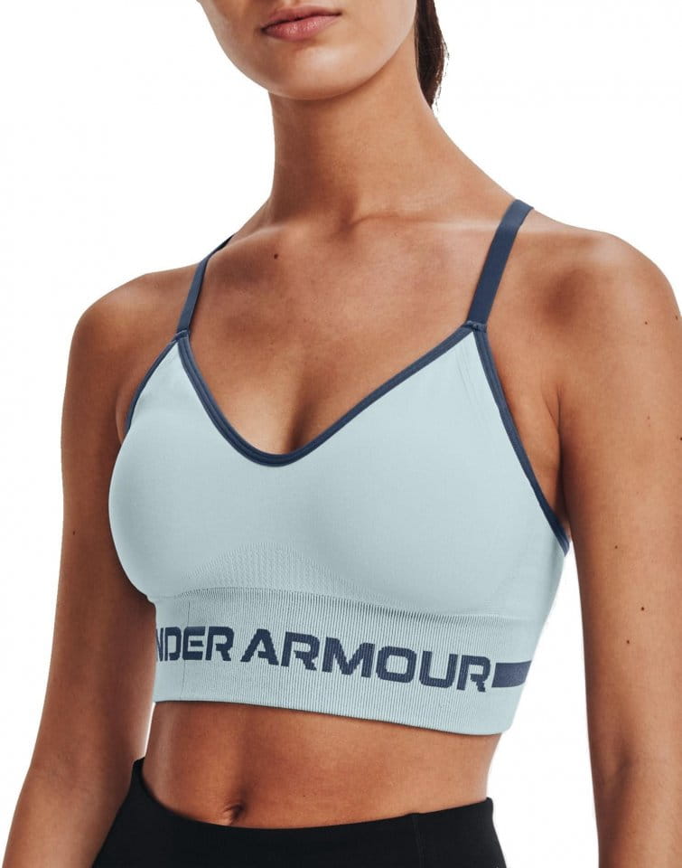 Bra Under Armour UA Seamless Low Long Bra-BLU