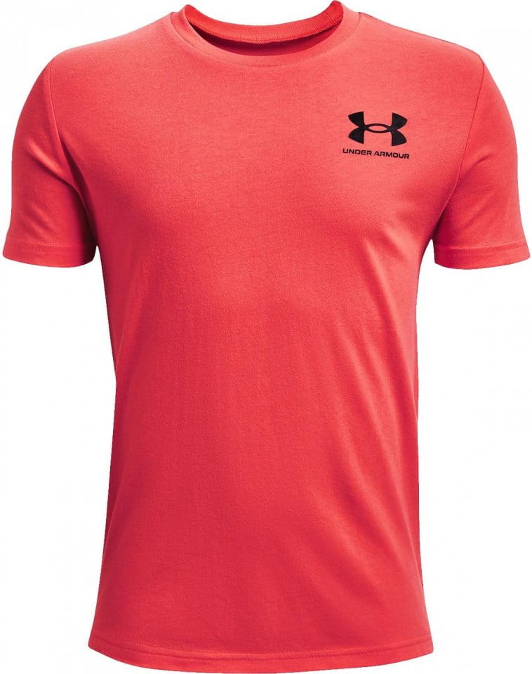 T-shirt Under Armour UA SPORTSTYLE LEFT CHEST SS-RED