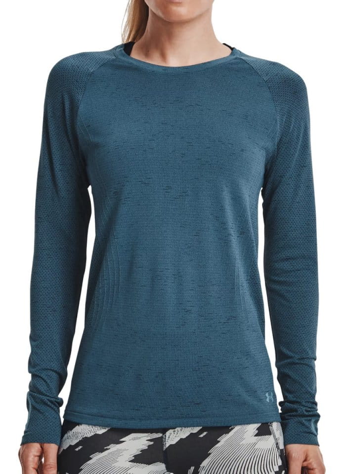 Long-sleeve T-shirt Under Armour UA Seamless Run LS-BLU