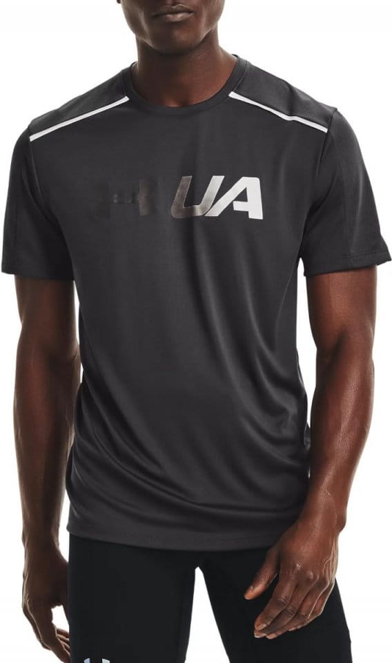 T-shirt Under Armour UA RUN Graphic Print Fill SS-GRY - Top4Running.com