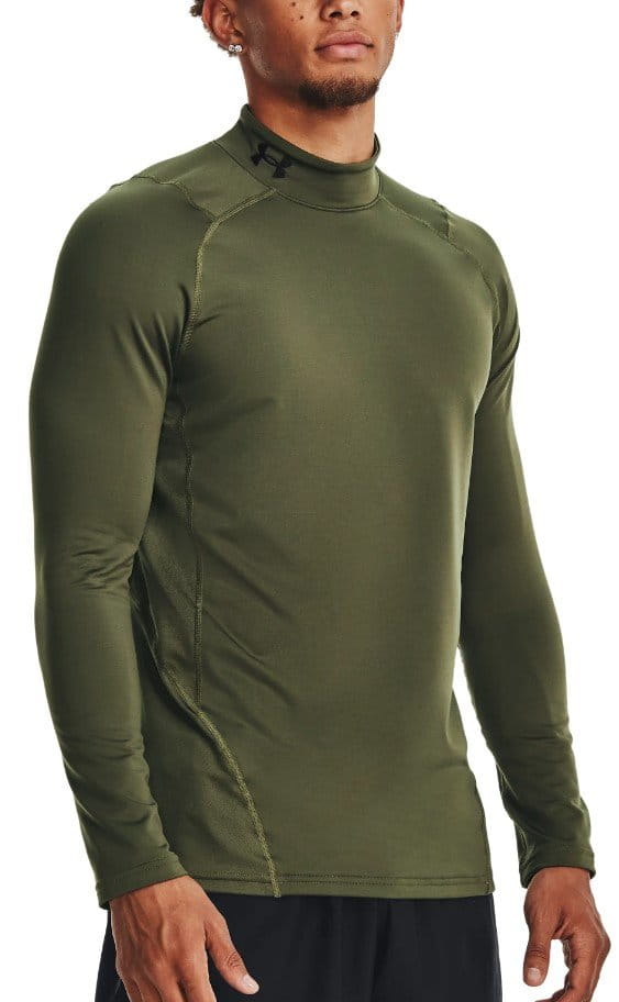 Long-sleeve T-shirt Under UA CG Armour Fitted Mock-GRN