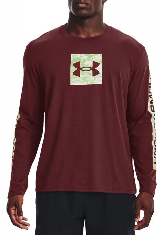 Long-sleeve T-shirt Under Armour UA CAMO BOXED SPORTSTYLE LS-RED