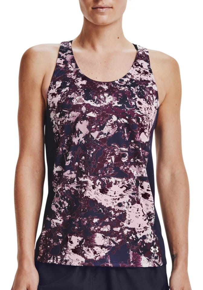 Tank top Under Armour UA Fly By Printed Tank-PNK