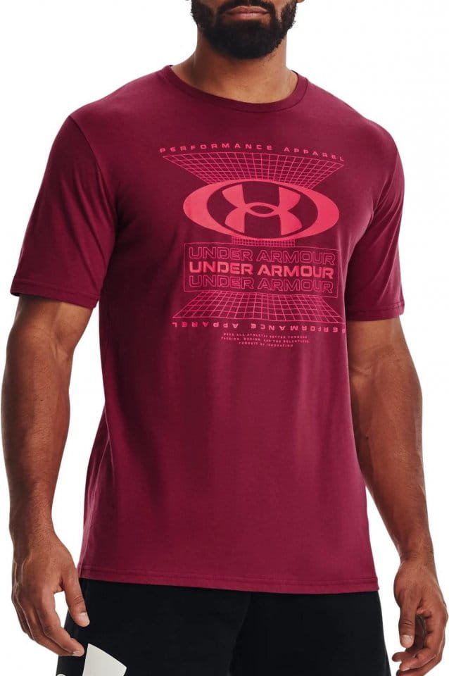 T-shirt Under Armour UA LOCKERTAG GRID SS-PNK