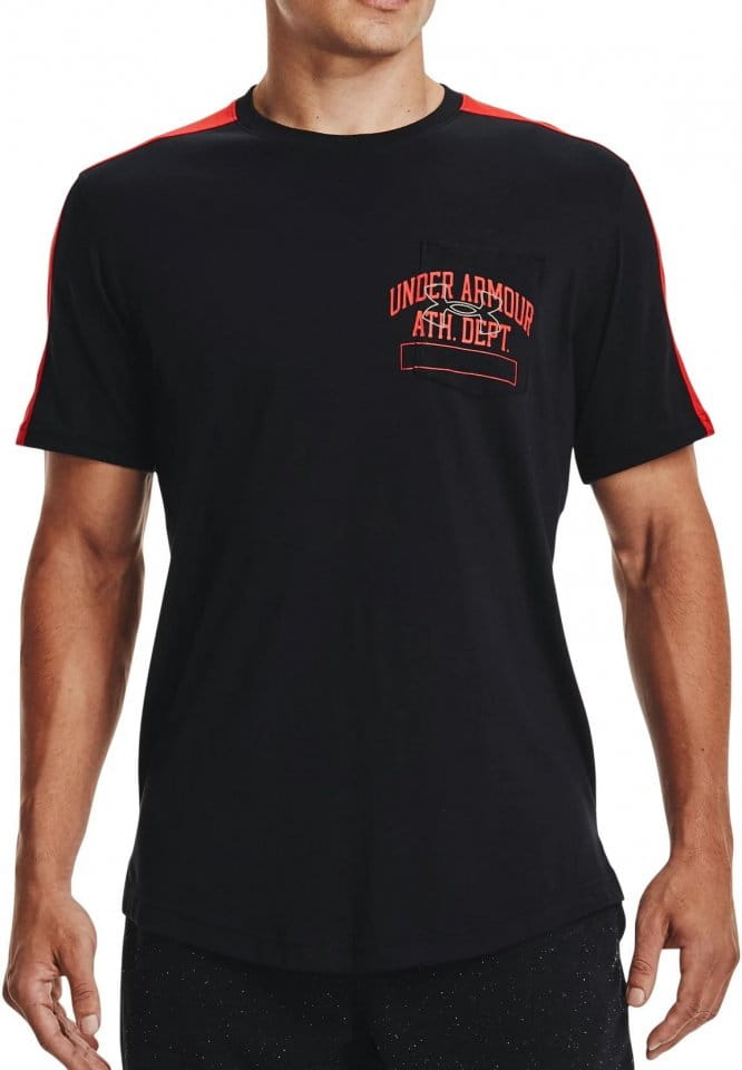 T-shirt Under Armour UA Athletic Dept Pocket Tee-BLK