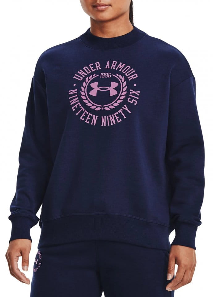 Sweatshirt Under Armour Rival Fleece Crest Grp Crew-NVY