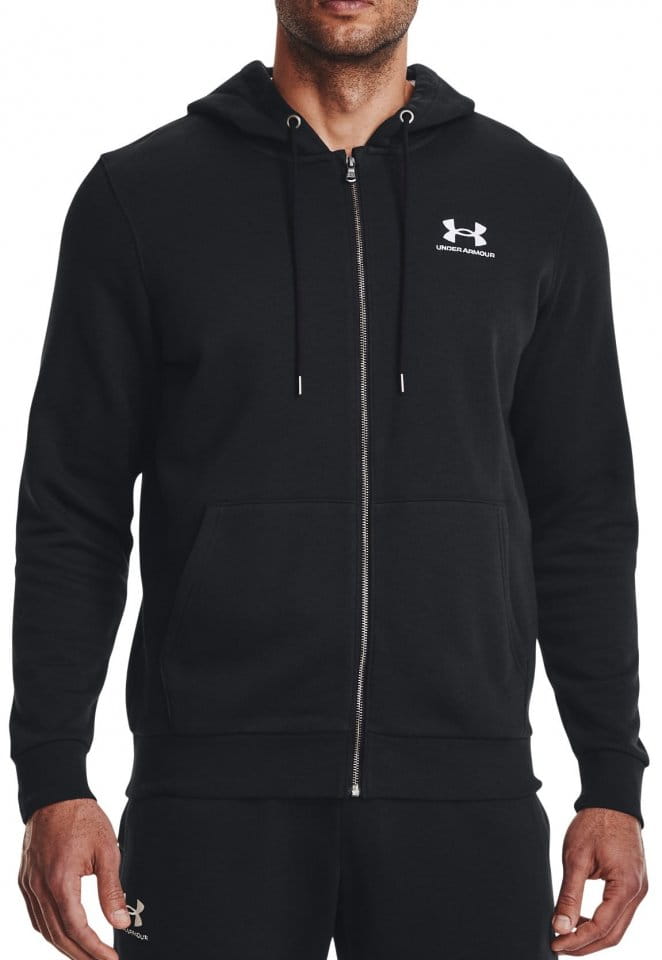 Hooded sweatshirt Under Armour UA Essential Fleece FZ Hood-BLK