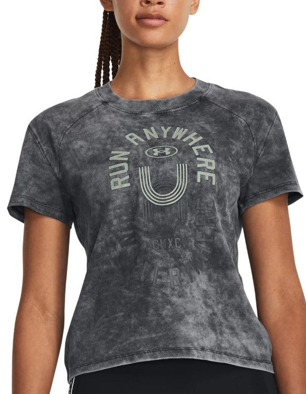 T-shirt Under Armour UA Run Everywhere Graphic SS-BLK
