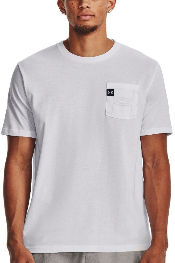 T-shirt Under Armour UA ELEVATED CORE POCKET SS-WHT