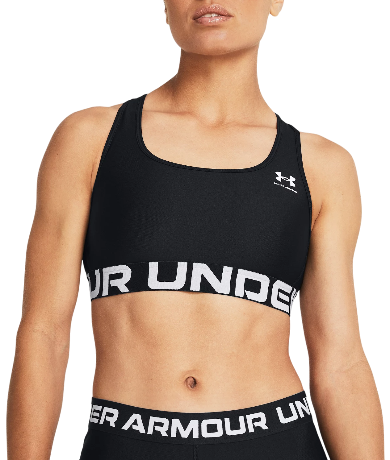 Under HeatGear® Armour Mid Branded Sports Bra