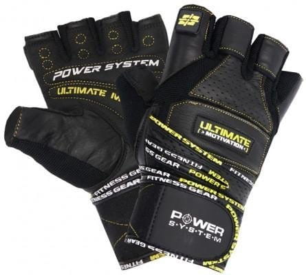 Gloves System POWER SYSTEM-GLOVES ULTIMATE MOTIVATION-YELLOW