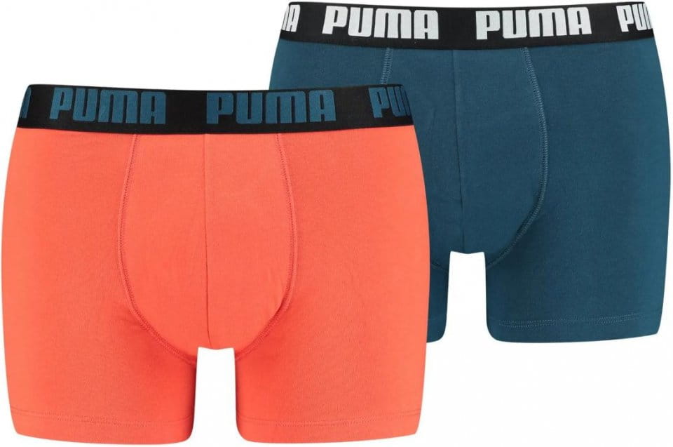 Shorts Puma Basic Boxer 2er Pack Rot Blau F302