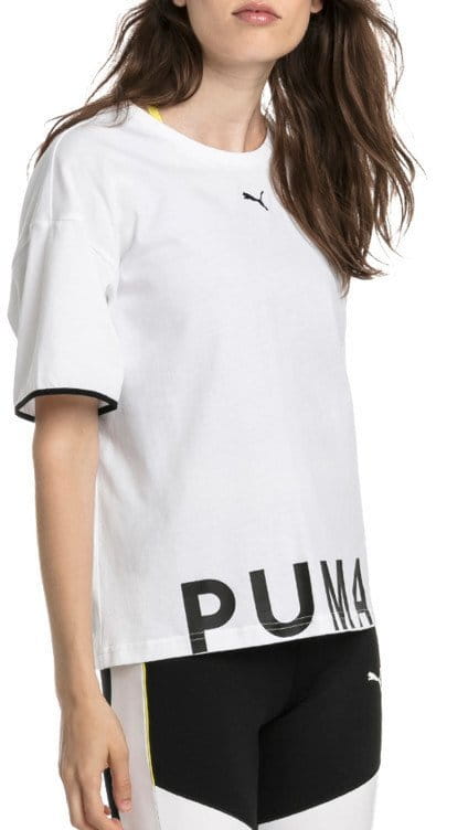 T-shirt Puma Chase Cotton Tee White