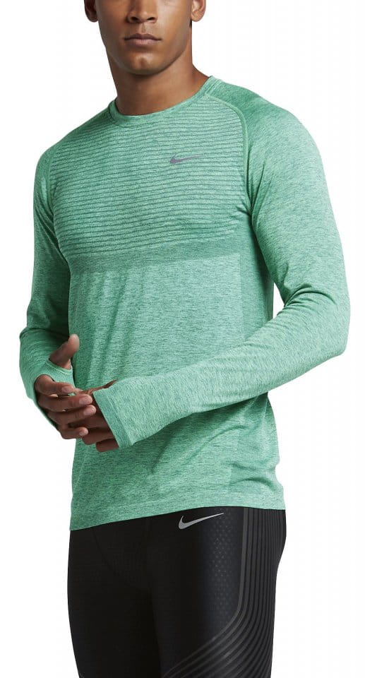 Long-sleeve T-shirt Nike DRI-FIT KNIT LS - Top4Running.com