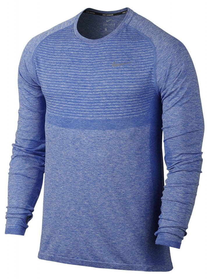 Long-sleeve T-shirt Nike DRI-FIT KNIT LS - Top4Running.com