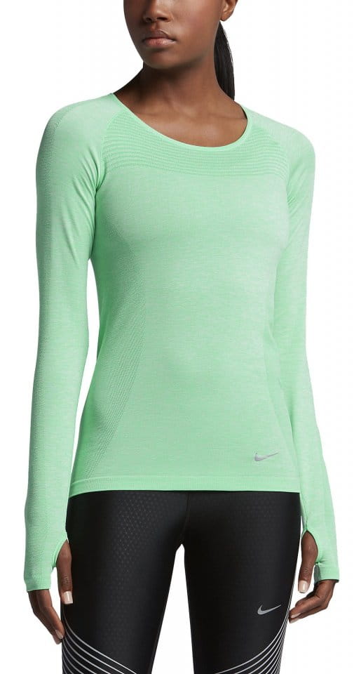 Long-sleeve T-shirt Nike DRI-FIT KNIT LONG SLEEVE - Top4Running.com