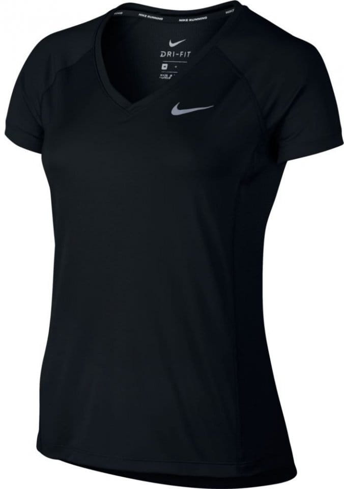 T-shirt Nike W NK DRY MILER TOP V-NECK - Top4Running.com