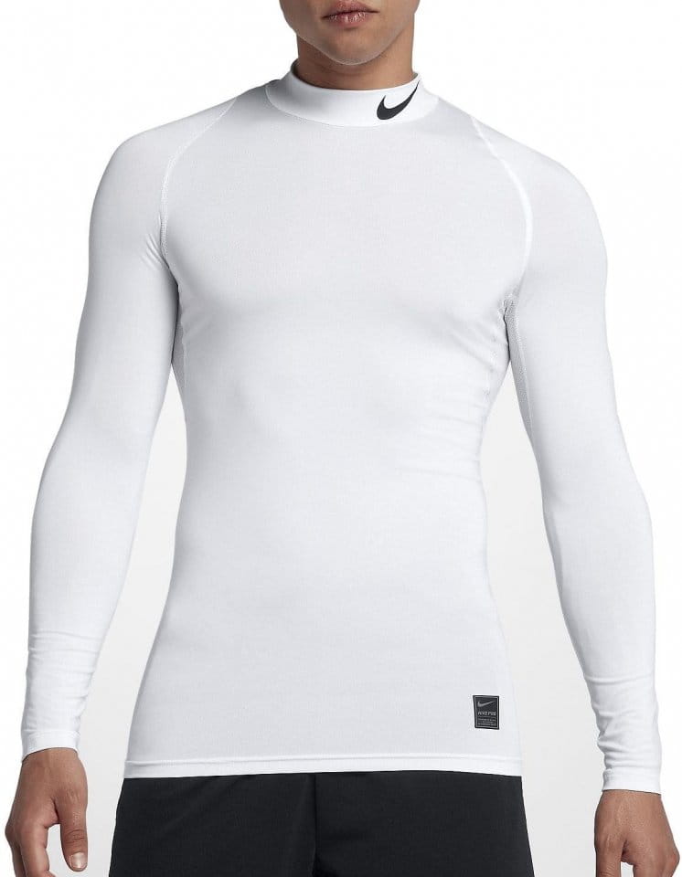 NIKE Pro Men's Long-Sleeve Top - Compression T-Shirt LS Mock