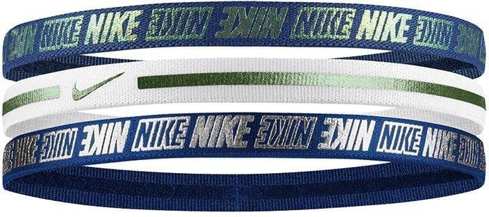 Headband Nike METALLIC HAIRBANDS 3 PACK