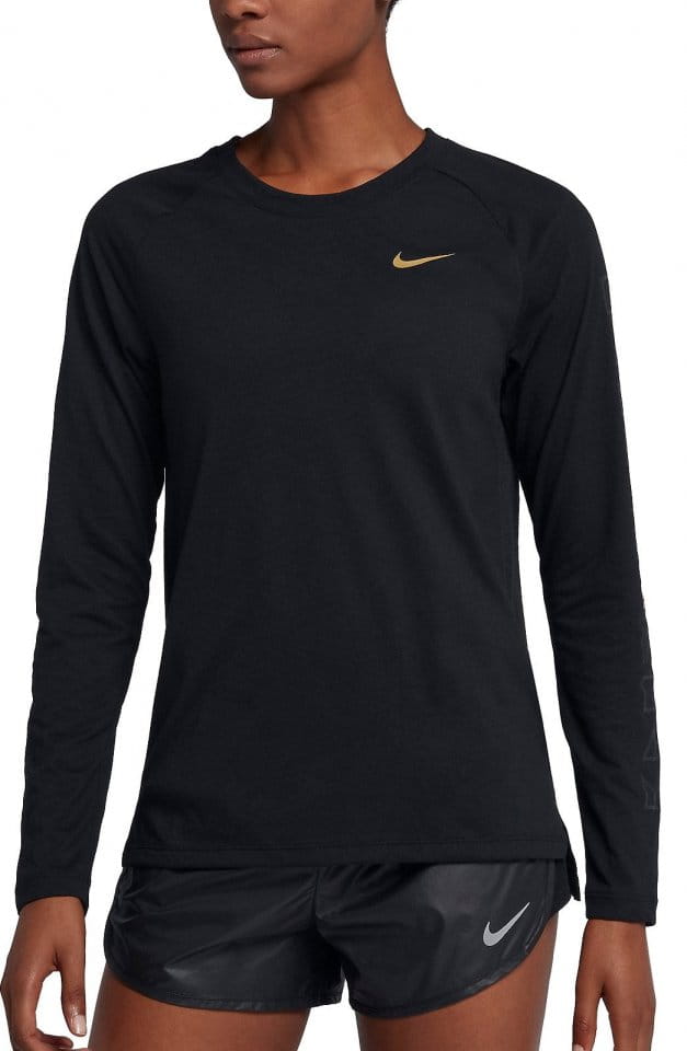 Long-sleeve T-shirt Nike W NK TAILWIND TOP LS FLSH