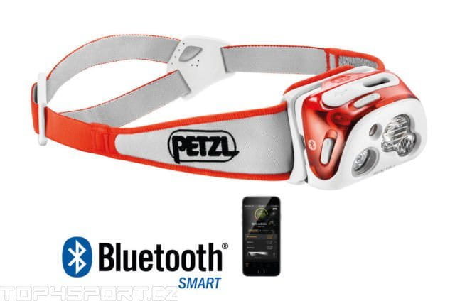 Headlamp Petzl E 95 HMI REACTIK + svítilna korálová s bluetooth
