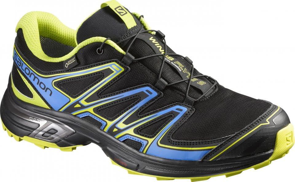 Trail shoes Salomon WINGS FLYTE 2 GTX® BLACK/BL/GECKO GREE - Top4Running.com