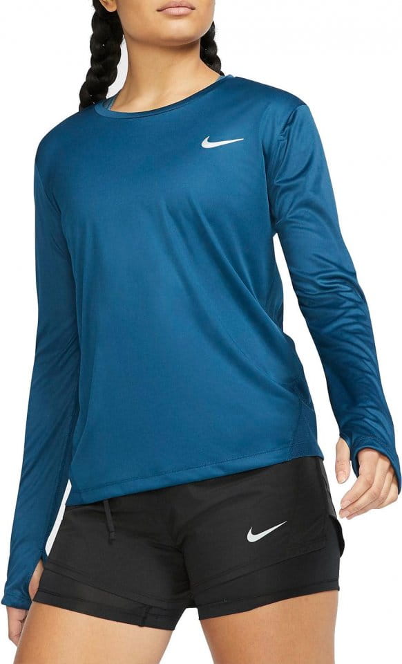Long-sleeve T-shirt Nike W NK MILER TOP LS
