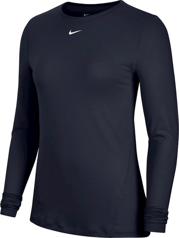 Long-sleeve T-shirt Nike W NP TOP LS ALL OVER MESH - Top4Running.com