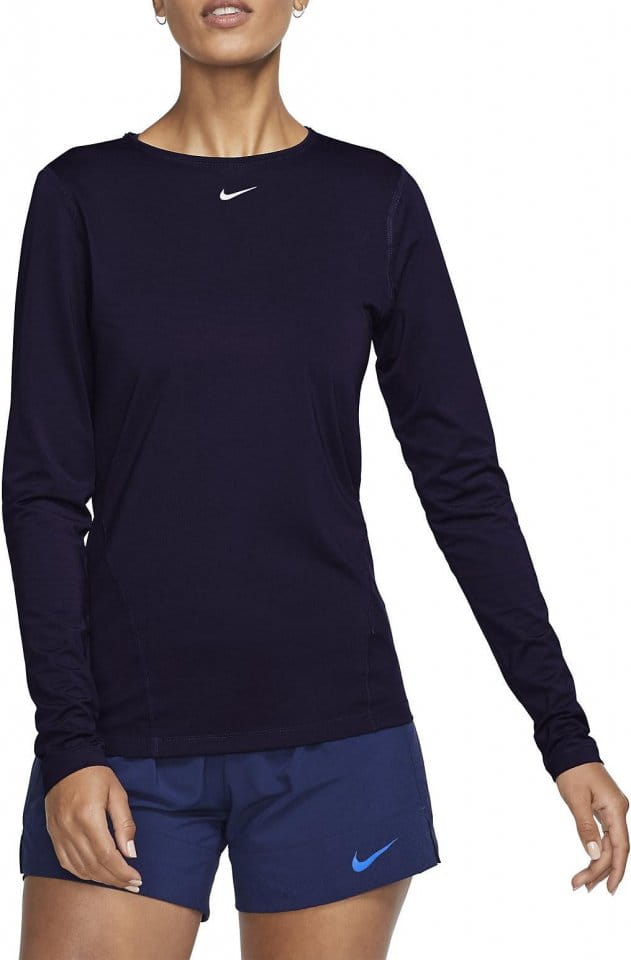 Long-sleeve T-shirt Nike W NP TOP LS ALL OVER MESH