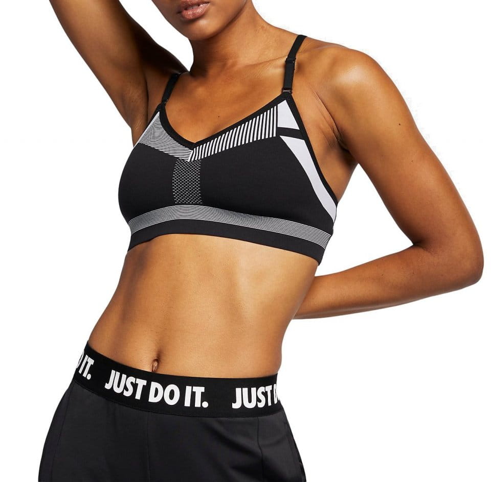 Nike Indy Flyknit Dri Fit Sports Bra Women's Size Small Black
