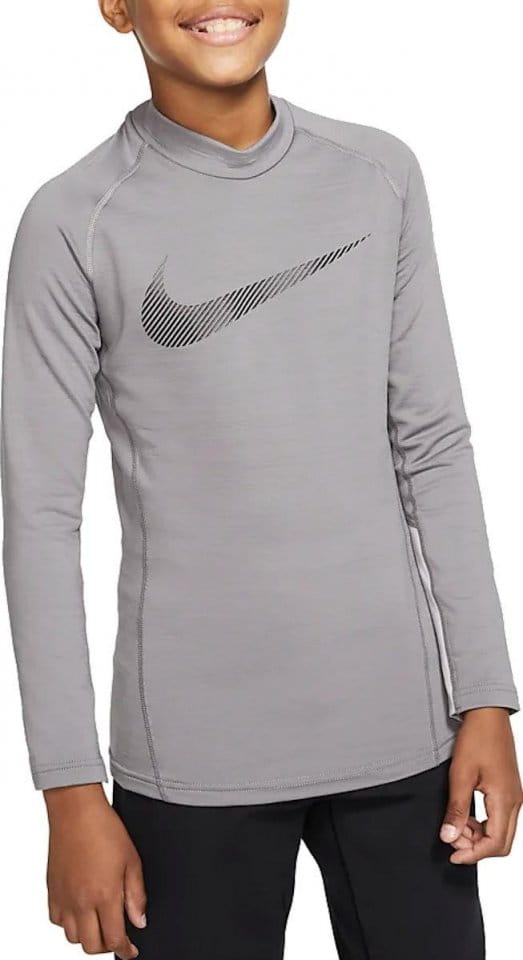 Long-sleeve T-shirt Nike B NP LS THERMA MOCK GFX