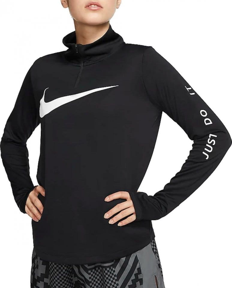 Long-sleeve T-shirt Nike W NK MIDLAYER QZ SWSH RUN