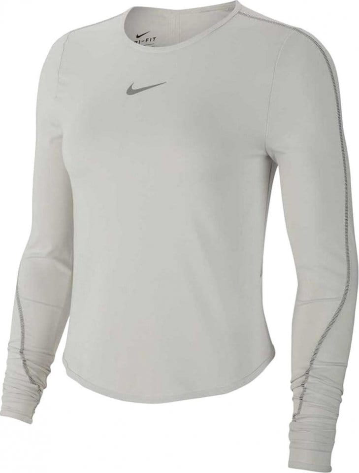 Long-sleeve T-shirt Nike W NK TOP LS RUNWAY REFLECTIVE