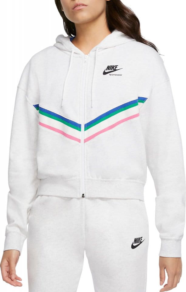 Hooded sweatshirt Nike W NSW HRTG FZ FLC - Top4Running.com