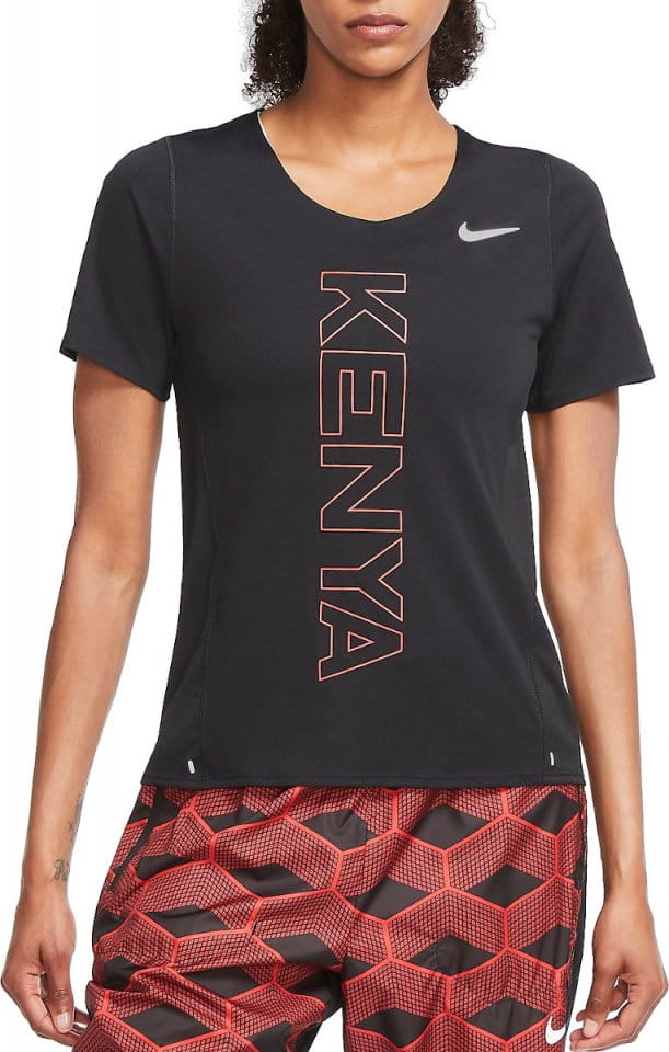 T-shirt Nike W NK KENYA CITY SLEEK TOP SS - Top4Running.com