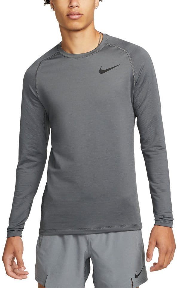 Long-sleeve T-shirt Nike Pro Warm Sweatshirt Grau Schwarz F068 -  Top4Running.com