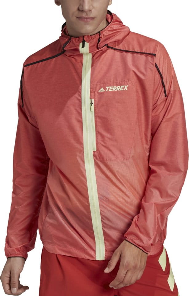 Hooded jacket adidas Terrex AGR Windweave J