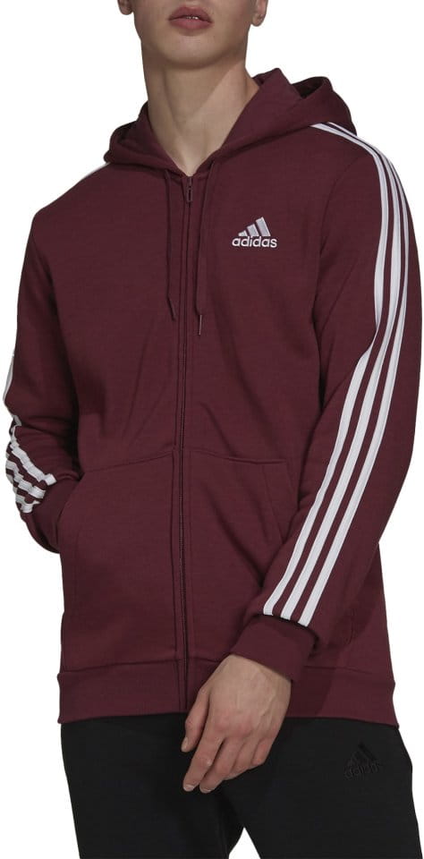 Hooded sweatshirt adidas Sportswear M 3S FL FZ HD