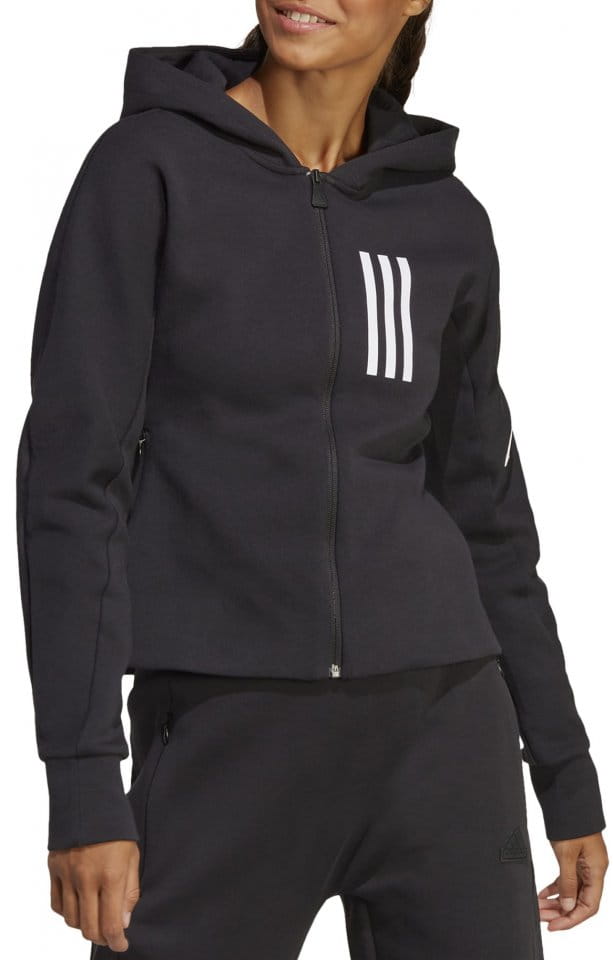Hooded sweatshirt adidas Sportswear W MV SL FZ HD