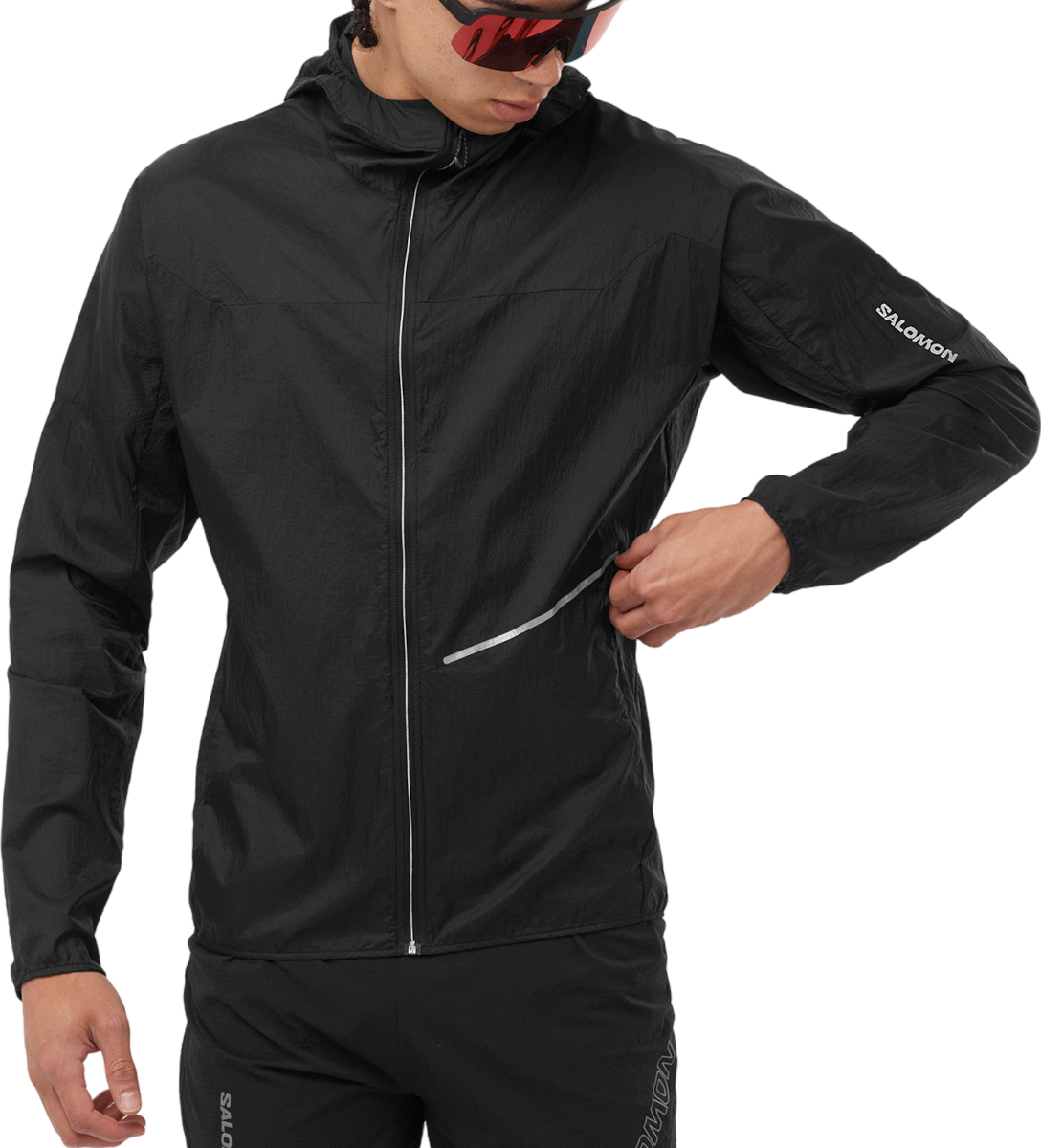 Hooded jacket Salomon SENSE AERO WIND JKT M